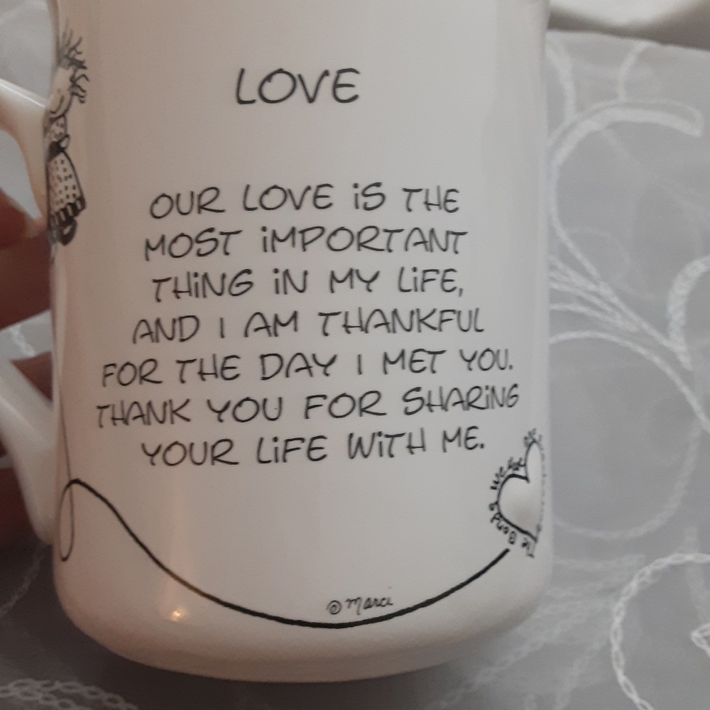 Enesco Love Bonds Children of the Inner Light Coffee/Tea Mug Embossed Artwork - Picture 5 of 7